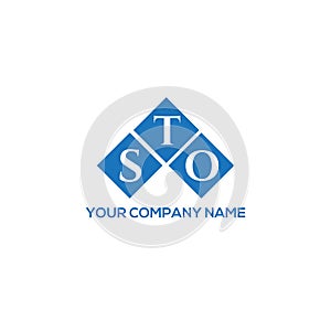 STO letter logo design on white background. STO creative initials letter logo concept. STO letter design.STO letter logo design on