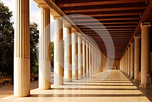 Stoa of Attalus at Athens, Greece