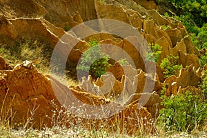 Stob Pyramids Rock Formations in Rila Mountains, Bulgaria.