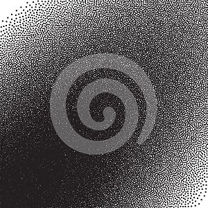 Stochastic raster halftone gradient print