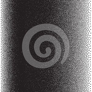 Stochastic raster halftone gradient print photo