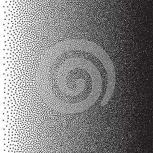 Stochastic raster halftone gradient print photo