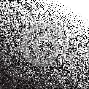 Stochastic raster halftone gradient print photo