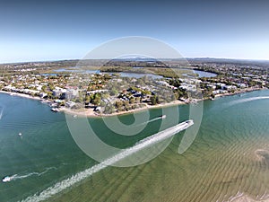 Stock aerial picture image of Noosa heads Queensland photo