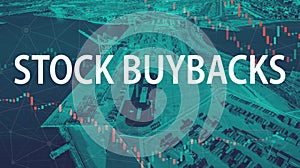 Stock Buybacks theme with US shipping port