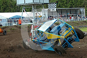 Stock car race photo