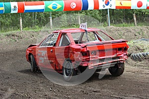 Stock car race photo
