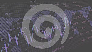 Stock Chart Candlestick Footage