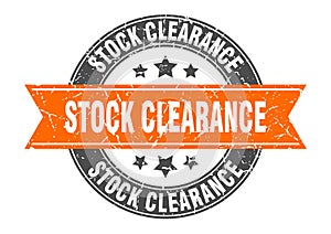 stock clearance stamp