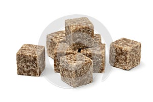 Stock cubes isolated at white background