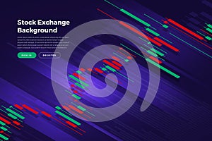 Stock exchange background