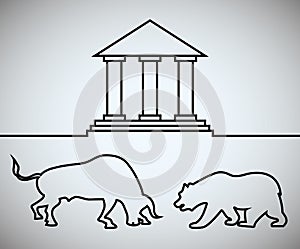 Stock exchange icon design