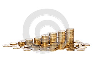 Stock gold coins