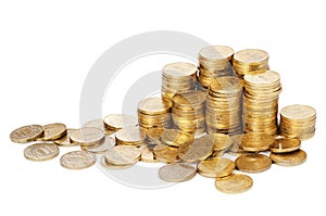 Stock gold coins