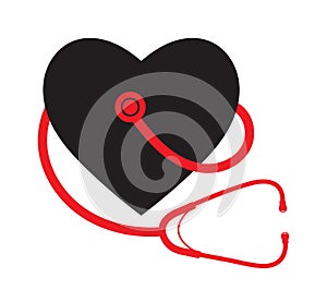 Stethoscope Heart Clip Art.