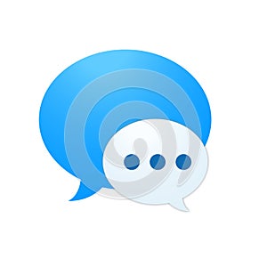 Chat. Communicate, balloon.