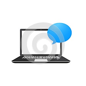 Laptop Icon vector symbol.