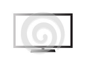 Computer monitor icon vector symbol.