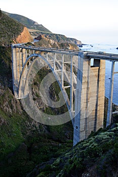 Stock image of Bixby Bridge, Big Sur, california, USA