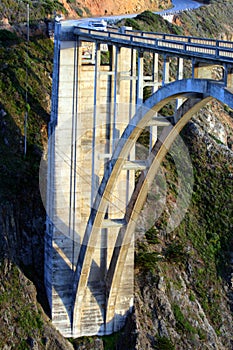 Stock image of Bixby Bridge, Big Sur, california, USA