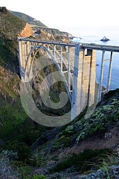 Stock image of Bixby Bridge, Big Sur, california, USA