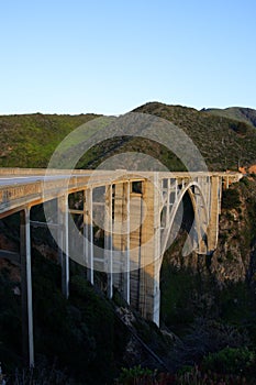 Stock image of Bixby Bridge, Big Sur, california, USA