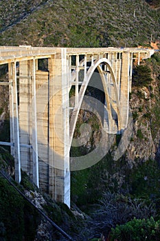 Stock image of Bixby Bridge, Big Sur, california, USA