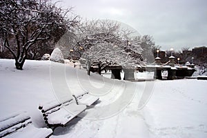 Stock image of Boston Winter, Boston, USA