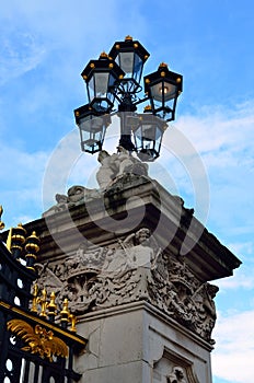 Stock image of Buckingham Palace in London