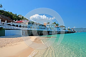 Stock image of Doctor's Cave Beach Club, Montego Bay, Jamaica photo