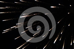 Stock image of Fireworks at night