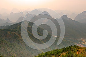 Stock image of Guilin Yaoshan Mountain, China