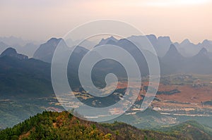 Stock image of Guilin Yaoshan Mountain, China