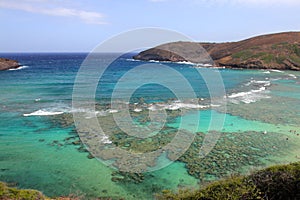 Stock image of Hanauma Bay, Oahu, Hawaii