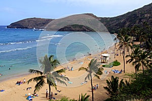 Stock image of Hanauma Bay, Oahu, Hawaii