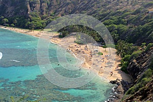 Stock image of Hanauma Bay, Oahu, Hawaii