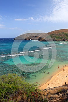 Stock image of Hanauma Bay, Oahu, Hawaii