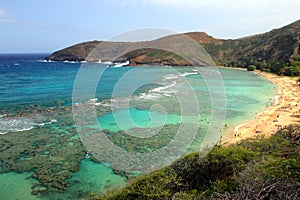 Stock image of Hanauma Bay, Oahu, Hawaii