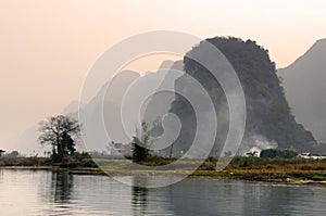 Stock image of Landscape in Yangshuo Guilin, China