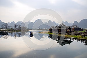 Stock image of Landscape in Yangshuo Guilin, China