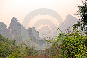 Stock image of Landscape in Yangshuo Guilin, China