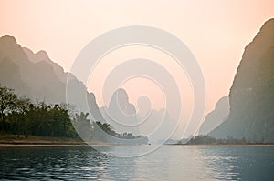 Stock image of Landscape in Yangshuo Guilin, China