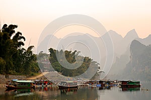 Stock image of Landscape in Yangshuo Guilin, China