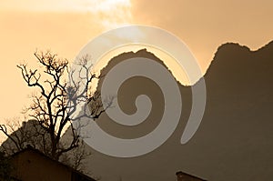 Stock image of Landscape in Yangshuo Guilin, China