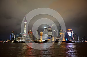 Stock image of Shanghai skyline, China