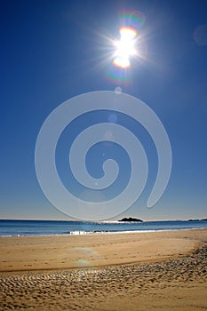 Stock image of Singing Beach