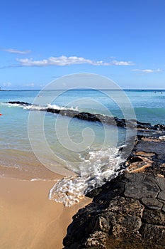 Stock image of Waikiki Beach, Honolulu, Oahu, Hawaii