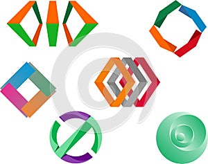 Stock logo abstract illustration