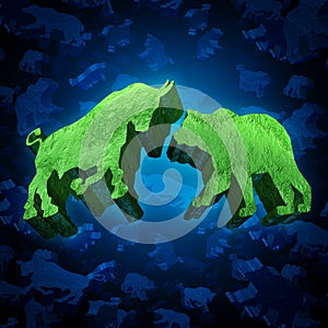 Stock Market Bull And Bear