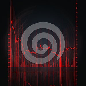 Stock market chart